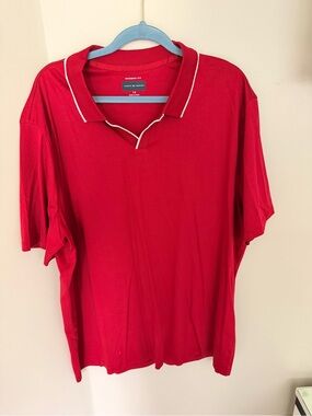 Joseph Abboud Red Polo Shirt